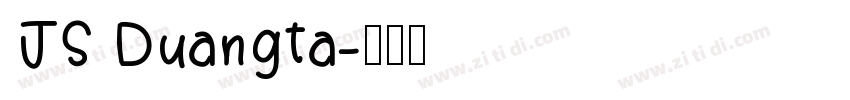 JS Duangta字体转换